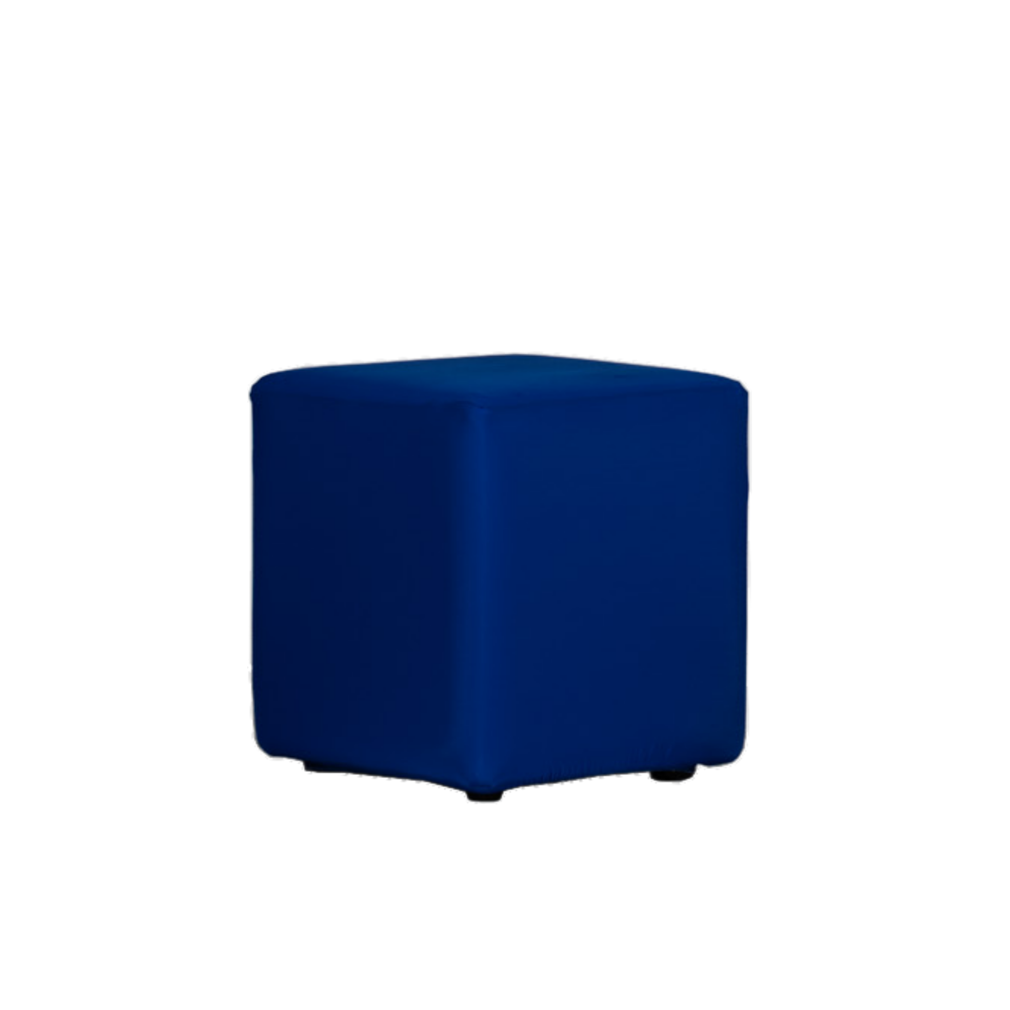 BLUE LYCRA COVER for pouf 40x40 cm
