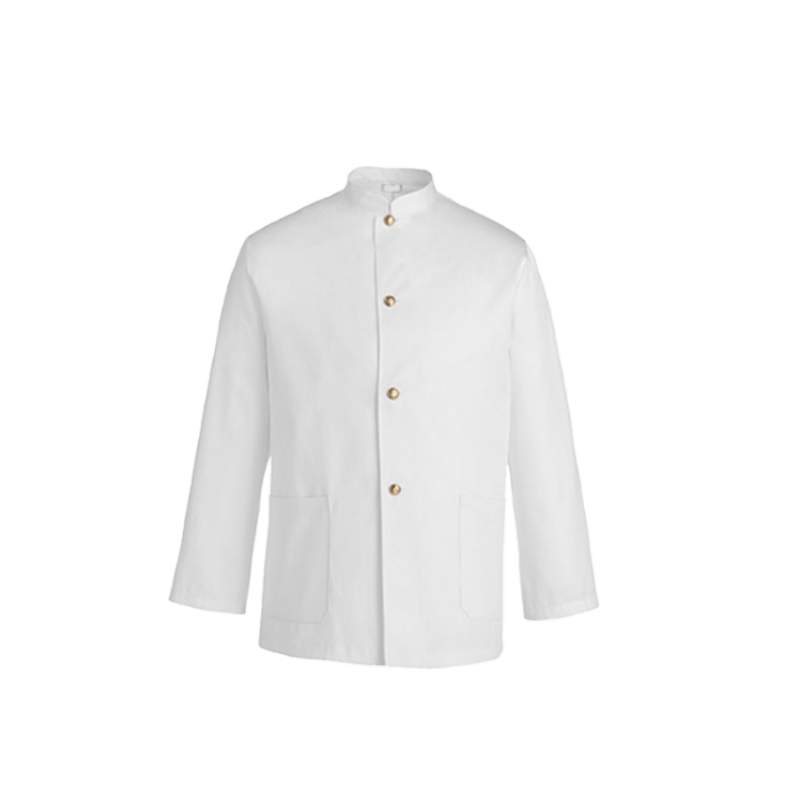 JACKET White with korean collar size L 