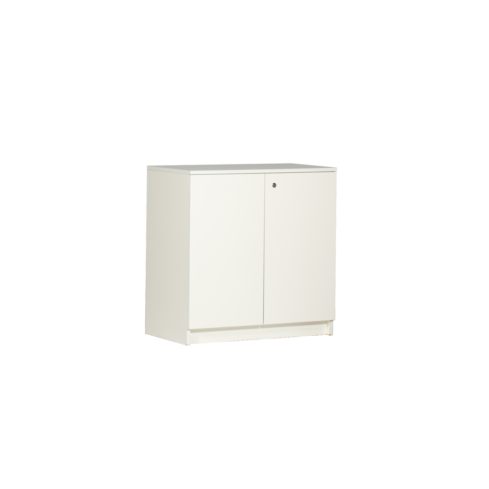 CABINET Two Doors with lock, white colour (no waterproof)