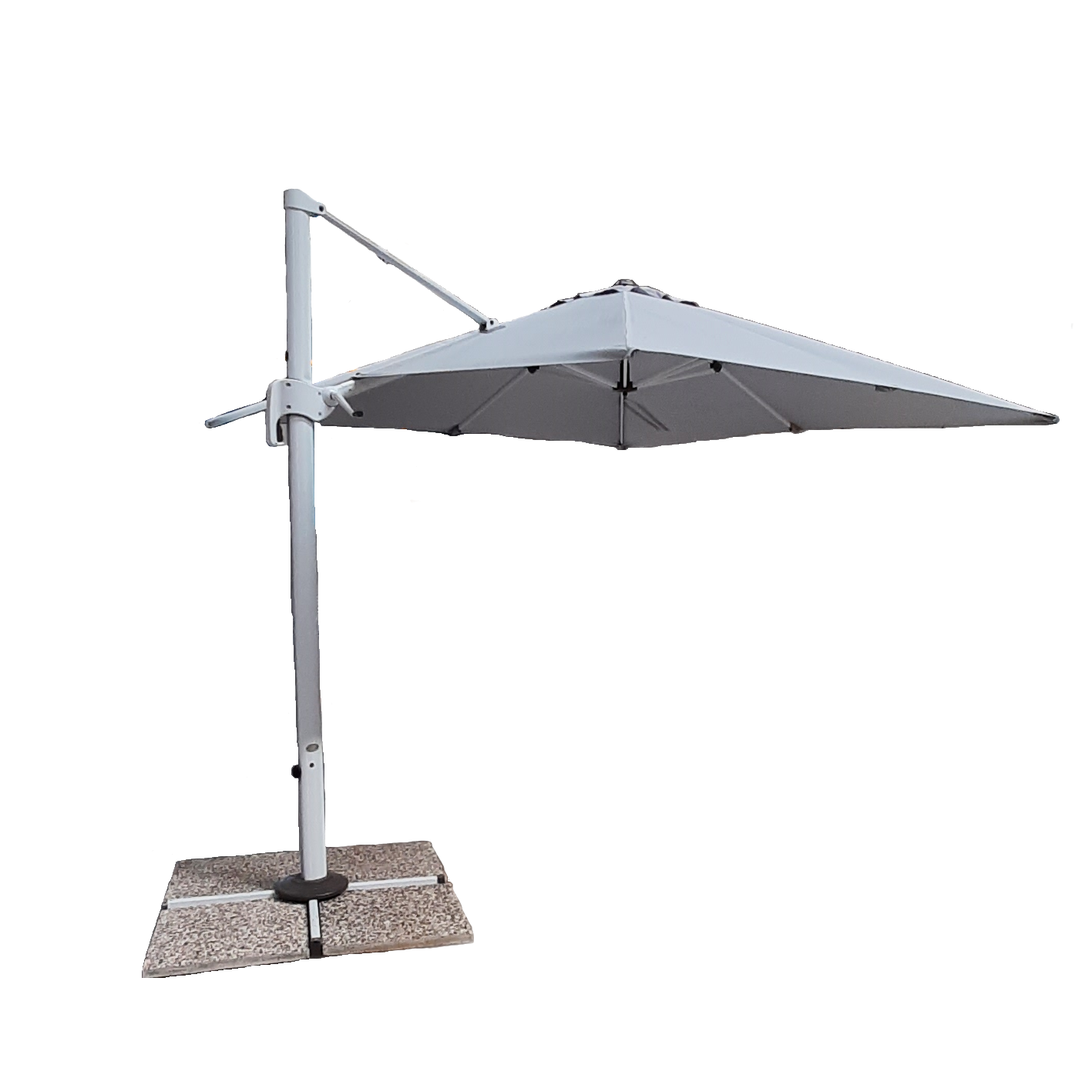 ARM SUN UMBRELLA 3X3m  with Tiles Gray Canvas