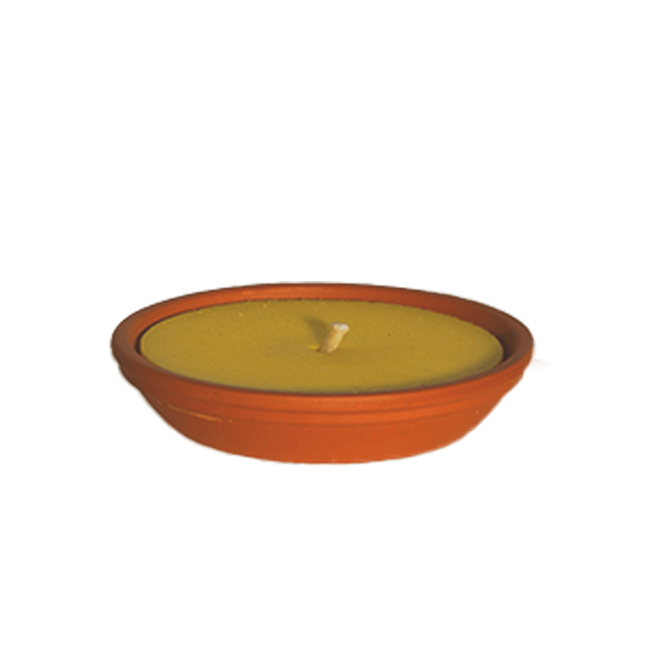 LEMONGRASS Candle in earthenware pot 