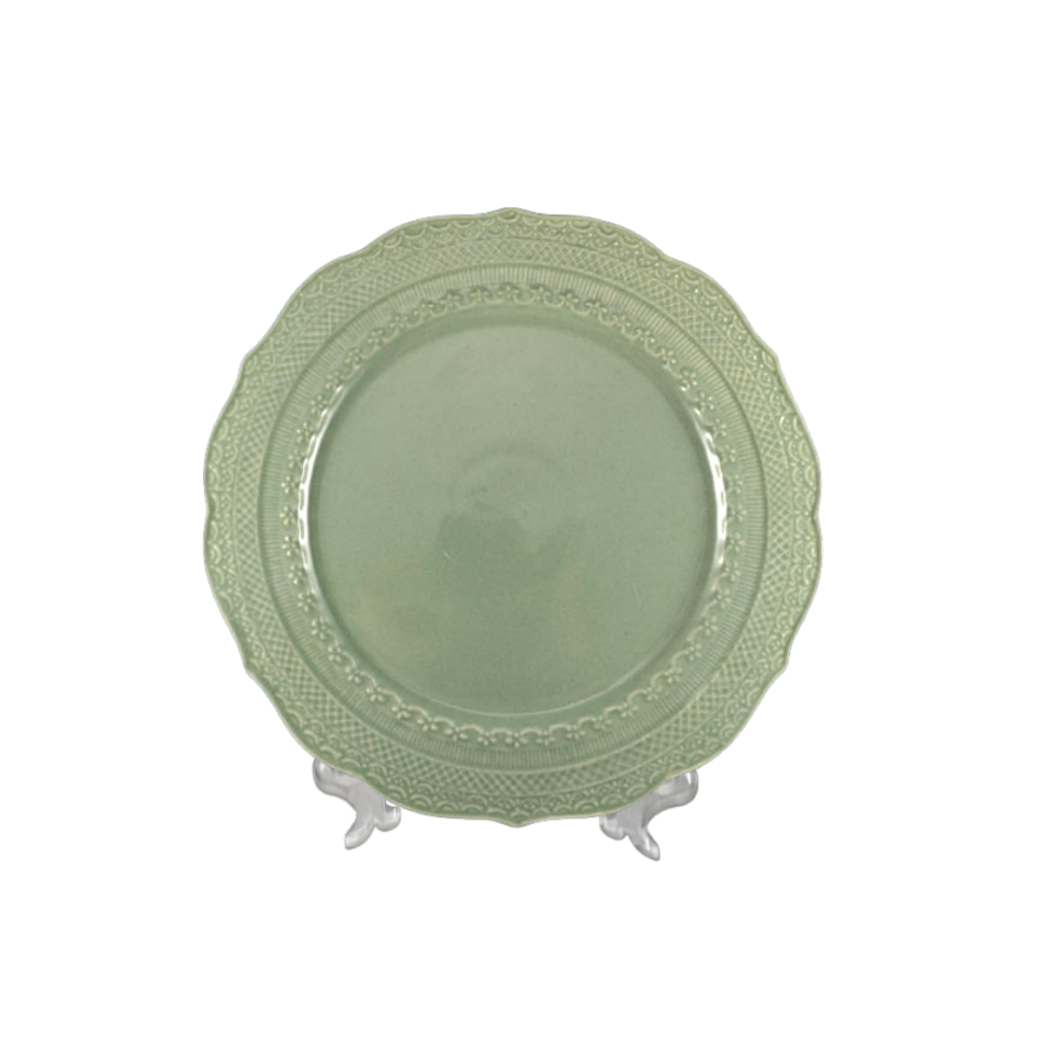 DINNER Plate Skalistos Sage cm 28  (18 each container)