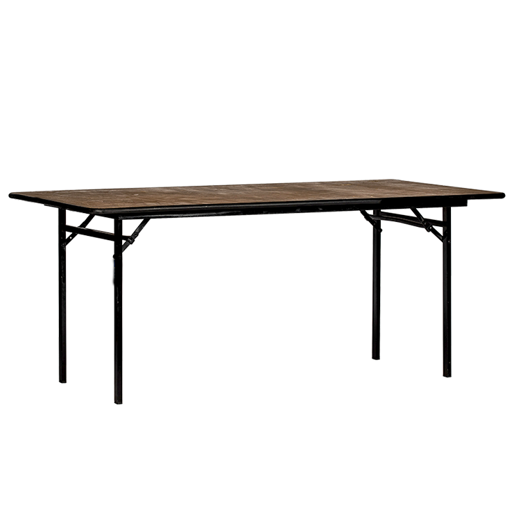 RECTANGULAR TABLE in wood cm 180x90