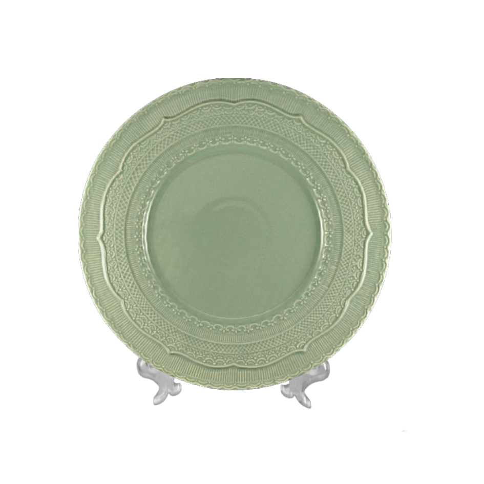 CHARGER Plate Skalistos Sage cm 33 (8 each container)