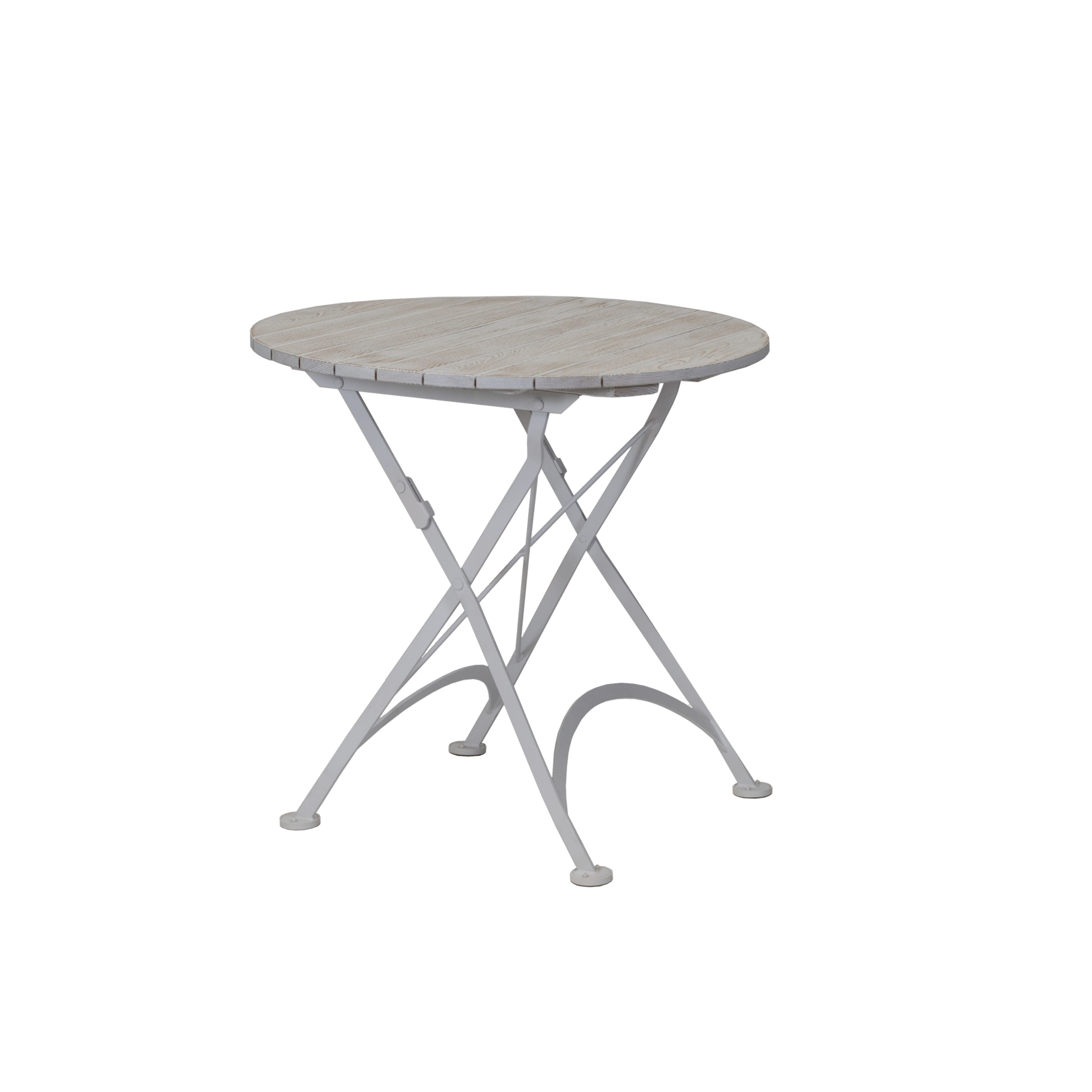 TABLE mod. Nantes diameter cm 80 white vintage 