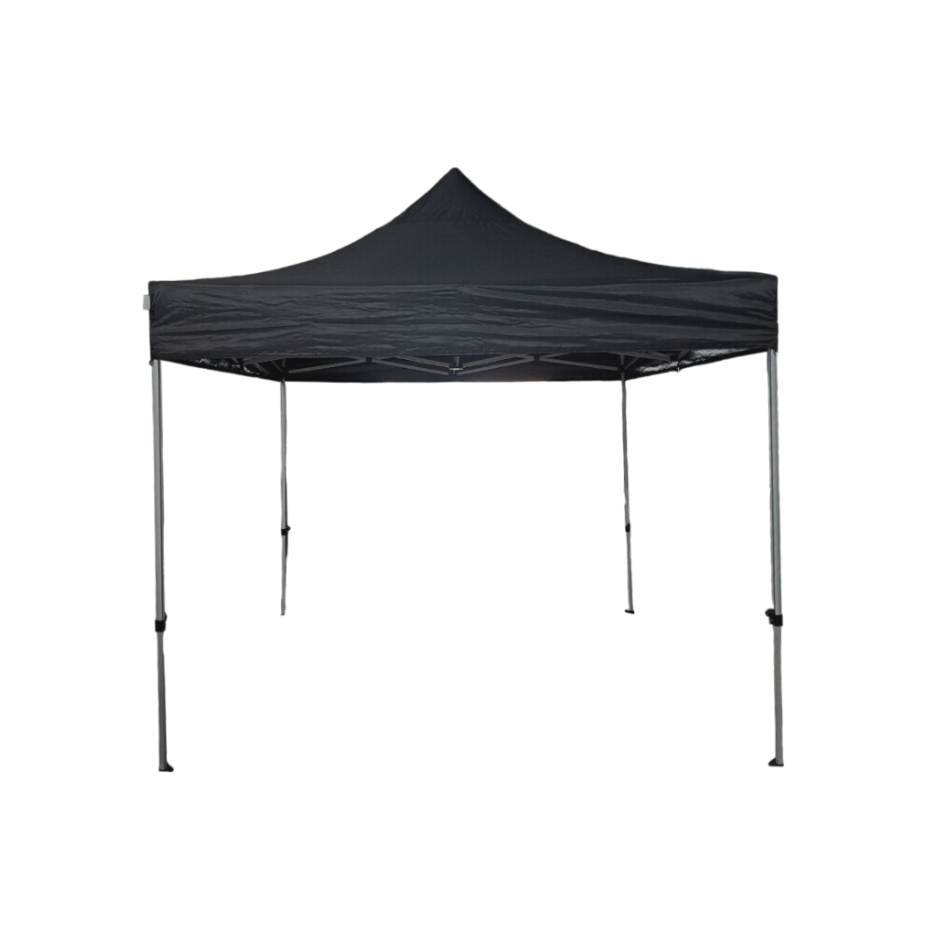 Black BELLOWS TENT mt 3x3 Class 1 Certification (sides not included)